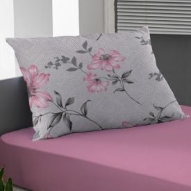 Jogo De Cama Solteiro Malha 100% Algodão Solecasa 2 Pçs - Anne Rose