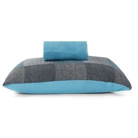 Jogo De Cama Solteiro Malha 100% Algodão Solecasa 2 Pçs - Allure Turquesa