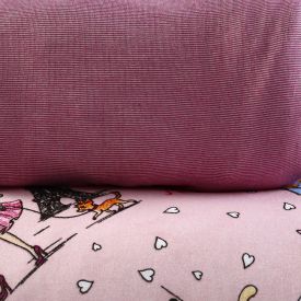 Jogo de Cama Solteiro Kids Malha Solecasa by Havan Kids 2 pçs - Friends in Paris