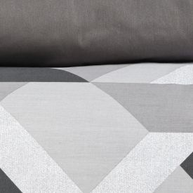 Jogo de Cama Solteiro Percal Buona Fortuna 3 pçs - Heitor Chumbo