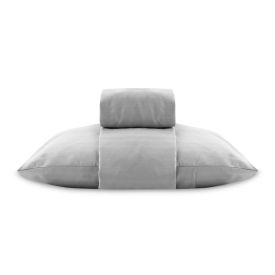 Jogo de Cama Solteiro 3 Pe&ccedil;as Stripe Firenze Havan Casa - Prata