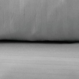 Jogo de Cama Solteiro 3 Pe&ccedil;as Stripe Firenze Havan Casa - Prata