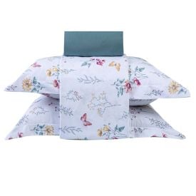 Jogo De Cama Solteiro King 200 Fios Percal Buona Fortuna 3 Peças - Magnólia Verde