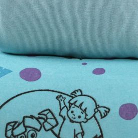 Jogo de Cama Solteiro Malha Estampado Disney - Monstros SA