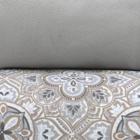 Jogo de Cama Solteiro Napoli Havan Casa 3 Peças - Mandal Kaki