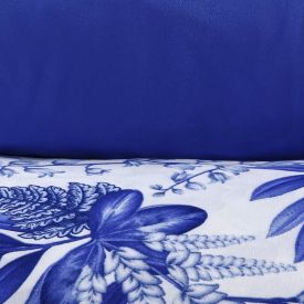 Jogo De Cama Solteiro Micropercal Havan Casa 3 P&ccedil;s - Elegance Branco Flowers