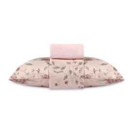 Jogo de Cama Solteiro Napoli Havan Casa 3 Pe&ccedil;as - Suri Flowers Rosa