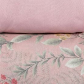 Jogo de Cama Solteiro Napoli Havan Casa 3 Peças - Iris Flowers Rose