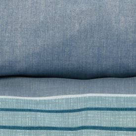 Jogo de Cama Solteiro Napoli Havan Casa 3 Peças - Grey Acqua
