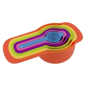 Jogo De Colheres Medidoras Havan Casa 6 Peças  - Colorido