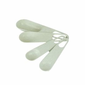 Jogo de Colheres Medidoras Pequenas Marfim Evo - 4 Peças