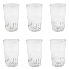 Jogo De Copos De Vidro Veneza 320Ml Havan Casa - 6 Peças