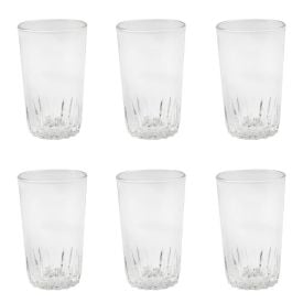 Jogo de Copos de Vidro Veneza 320Ml Havan Casa - 6 Peças