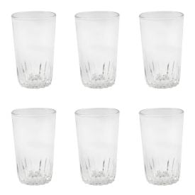 Jogo de Copos de Vidro Veneza 320Ml Havan Casa - 6 Peças