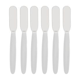 Jogo De Espátulas Tramontina Ipanema 6 Peças - Branco