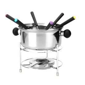 Jogo de Fondue Inox Imporiente - 10 Peças