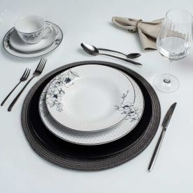Aparelho De Jantar Porcelana Jasmine Havan Casa 20 P&ccedil;s - Estampado