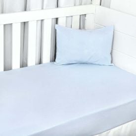 Jogo De Lençol 2 Peças Havan Baby - Azul Claro