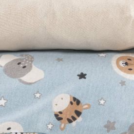 Jogo de Cama Bebê 100% Algodão Havan Baby 3 pçs - Safari