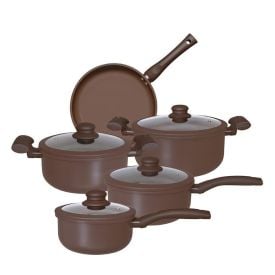 Jogo de Panelas a Indução Carmin Hauskraft - 5 Peças