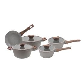 Jogo de Panelas Elegance Indução Havan Casa 5 Peças - Chocolate