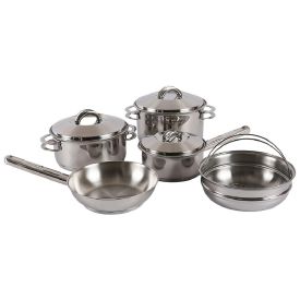 Jogo de Panelas Indução Tramontina Solar 5 Peças - Aço Inox