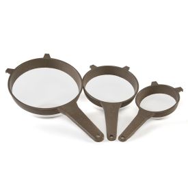 Jogo De Peneiras Petra Cinza Evo - 3 peças