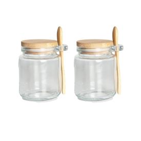 Jogo De Porta Condimentos Com Colher Hauskraft 250 Ml - 2 Peças