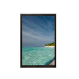 Jogo de Quadros Decorativos 28Cm 3 Peças Fx Quadros - Mar Azul