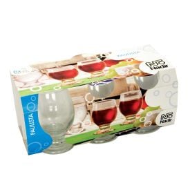 Jogo de Taça para Água Nadir 250Ml Paulista 6 Peças - Transparente