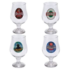 Jogo de Taças de Vidro Happy Hour Ruvolo 380Ml - Sortida