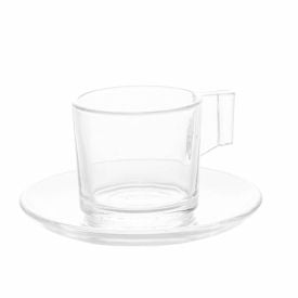 Jogo De Xícaras De Chá Com Pires 185Ml 6 Peças - Lotus