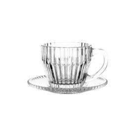 Jogo De X&iacute;caras De Ch&aacute; Com Pires Imperatriz Wolff 110 Ml - 4 Pe&ccedil;as