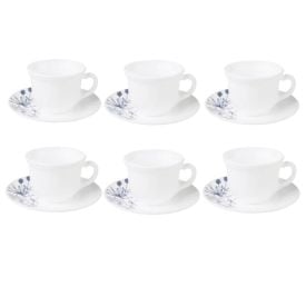 Jogo De Xícaras Opaline Marselha Havan Casa - 12 Peças