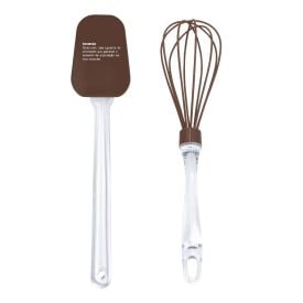 Jogo Espátula e Fouet Silicone da Havan Casa 2 Peças - Brownie