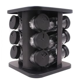 Jogo Porta Condimentos com Suporte Giratório 12 Peças Inga