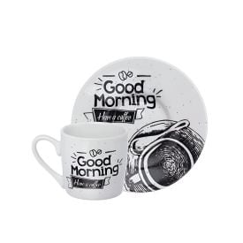 Jogo Xicaras De Café Porcelana Hauskraft 12 Peças - HAVE A COFFEE