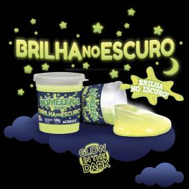 Kimeleka Slime Brilha No Escuro 180 Gramas Unidade Acrilex - 5895