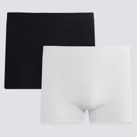 Kit 2 Cuecas Boxer Sem Costura em Poliamida Marc Alain