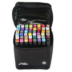 Kit 48 Canetinhas Ponta Dupla Magic Kids - 127183
