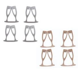 Kit Anel de Guardanapos Sortidos Havan Casa 4 Peças - Taças