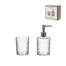 Jogo de Banheiro 2 Peças Vitrale Hauskraft - Prata