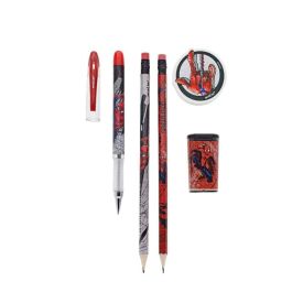 Kit Básico Escolar Homem Aranha Molin - 5 Peças