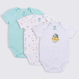 Kit Body Bebê 3 Peças Yoyo Baby