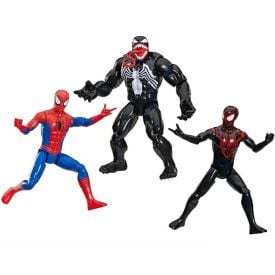 Kit Bonecos Homem-Aranha Venom e Miles Morales Hasbro