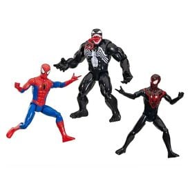Kit Bonecos Homem-Aranha Venom e Miles Morales Hasbro