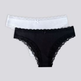 Kit Calcinha De Microfibra Com 2 Unidades Holla