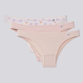 Kit Calcinha Tanga DelRio De Microfibra Com 3 Unidades