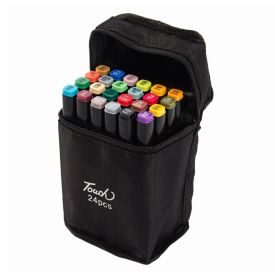 Kit Canetinhas 24 Cores Touch Ponta Dupla - Della Import