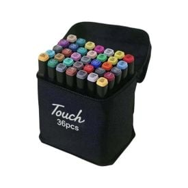Kit Canetinhas 36 Cores Touch Ponta Dupla - Della Import